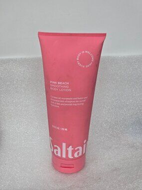 Saltair Pink Beach Smoothing Body Lotion 10 Oz Hydrating Coconut Murumuru Butter